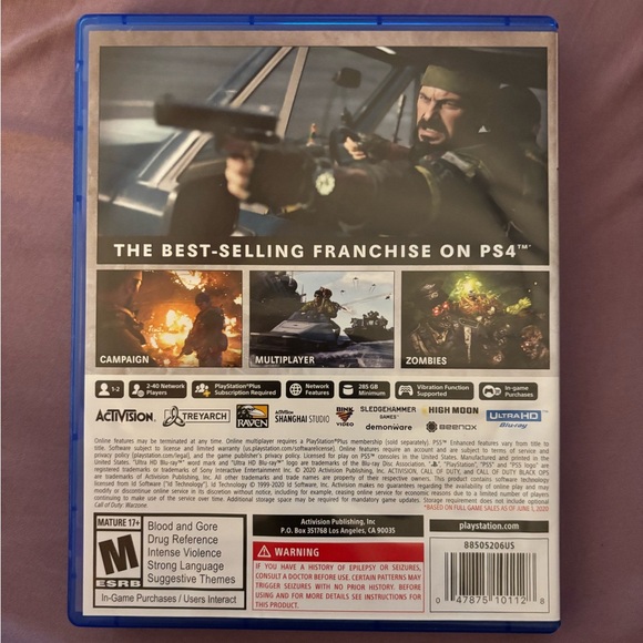 Call of Duty:Cold War PS5 Disc Game - Picture 4 of 4